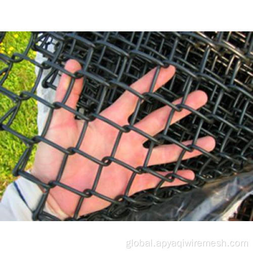 Chain Link Fence plastic coated diamond wire fence/ chain link fence Manufactory